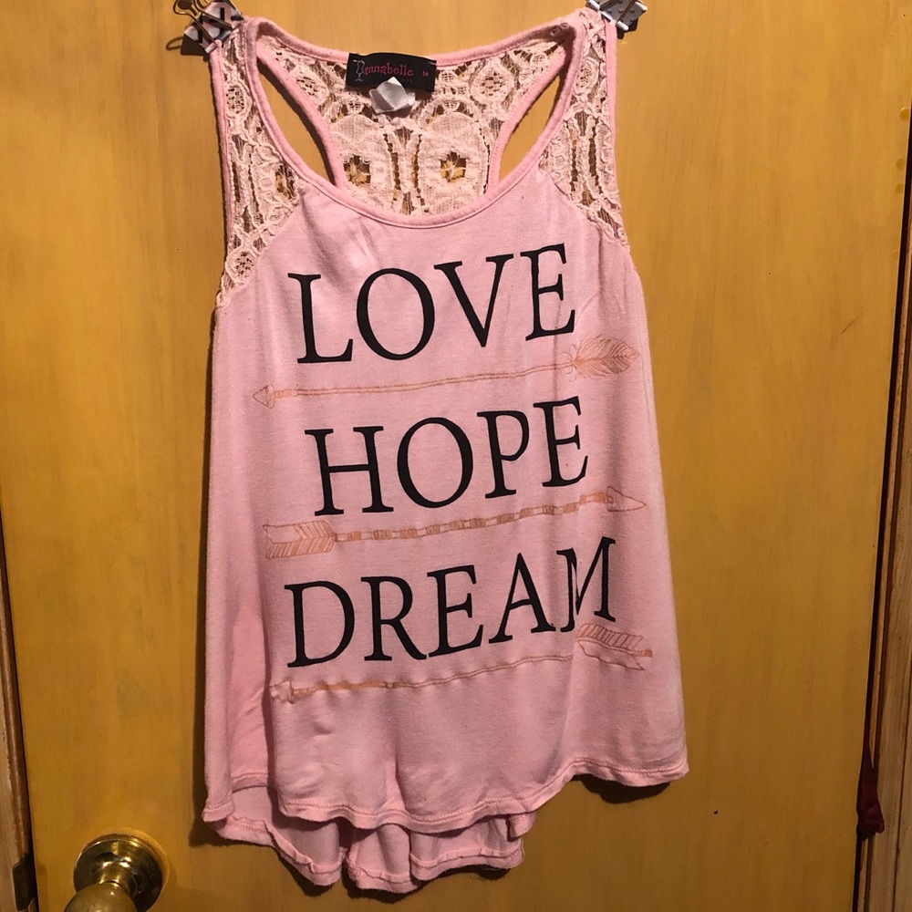 Pink camisole